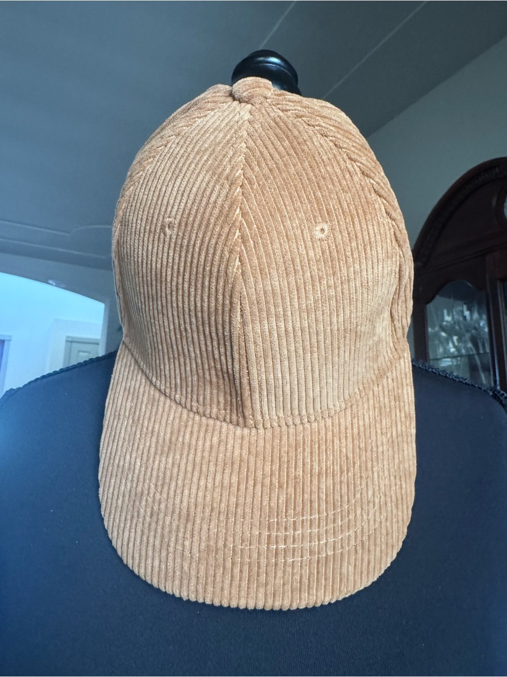 Corduroy Baseball Cap - Tan